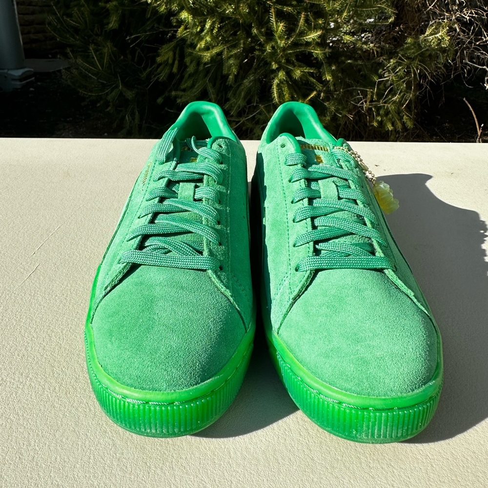Puma Suede Haribo Green FL Shoes 11.5 New.
